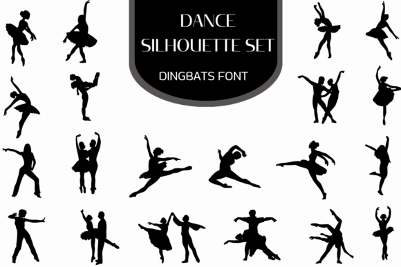 Dance Silhouette Set: Capturing Motion in Every Character