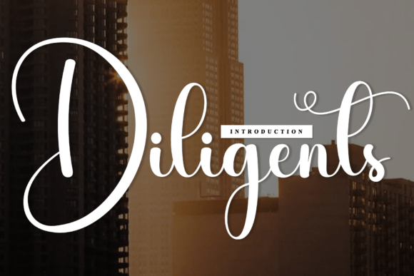 Diligents: A Handwritten Font for Authentic Branding