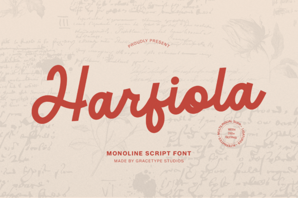 Harfiola: The Script Font with a Soulful Signature