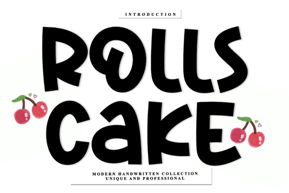 Rolls Cake: A Sophisticated Script for Artisanal Branding