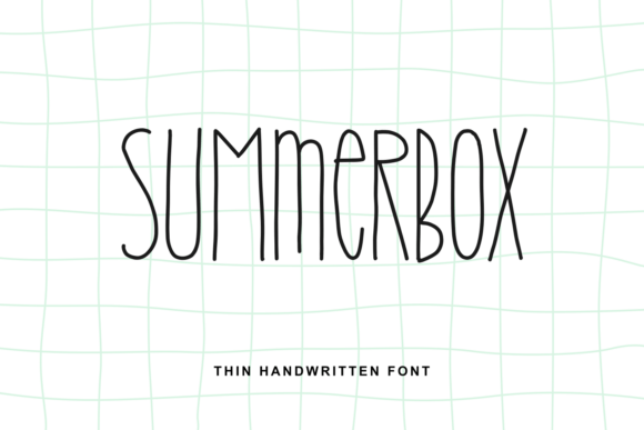 Summerbox: Fresh Handwritten Charm for Modern Designs