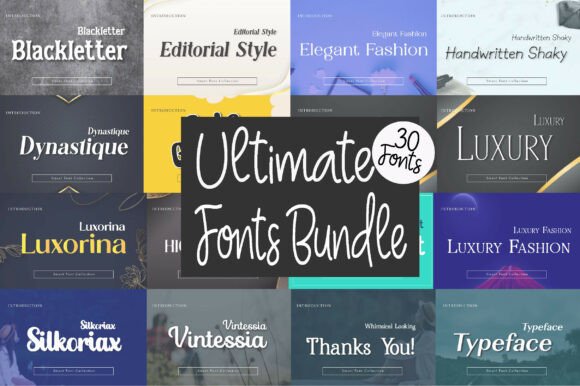 Unlimited Mega Bundle: A Complete Typographic Toolkit